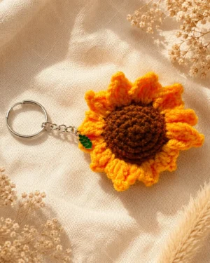 Llavero tejido Baby Mystique Girasol