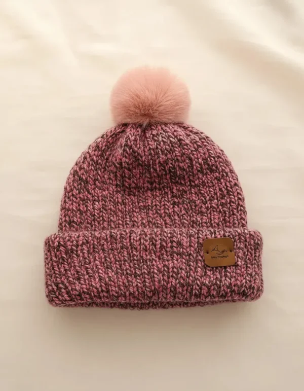 Gorro de lana Baby Mystique Rosa Oscuro