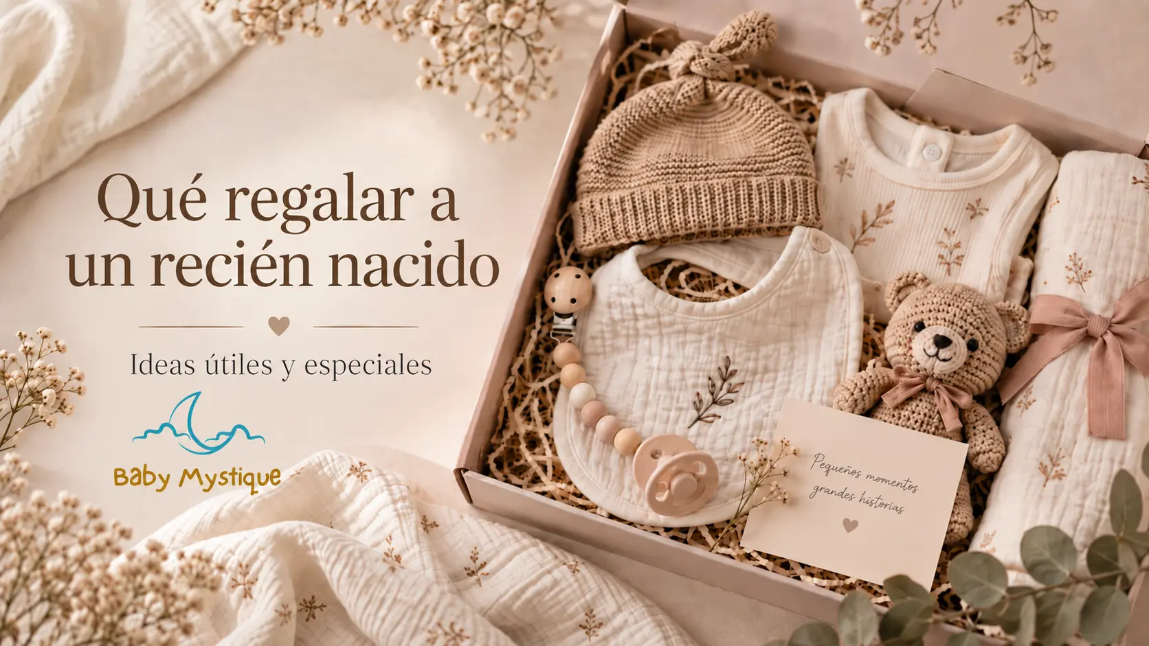 Descubre qué regalar a un recién nacido con ideas útiles, originales y personalizadas para bebés, mamás y baby shower.